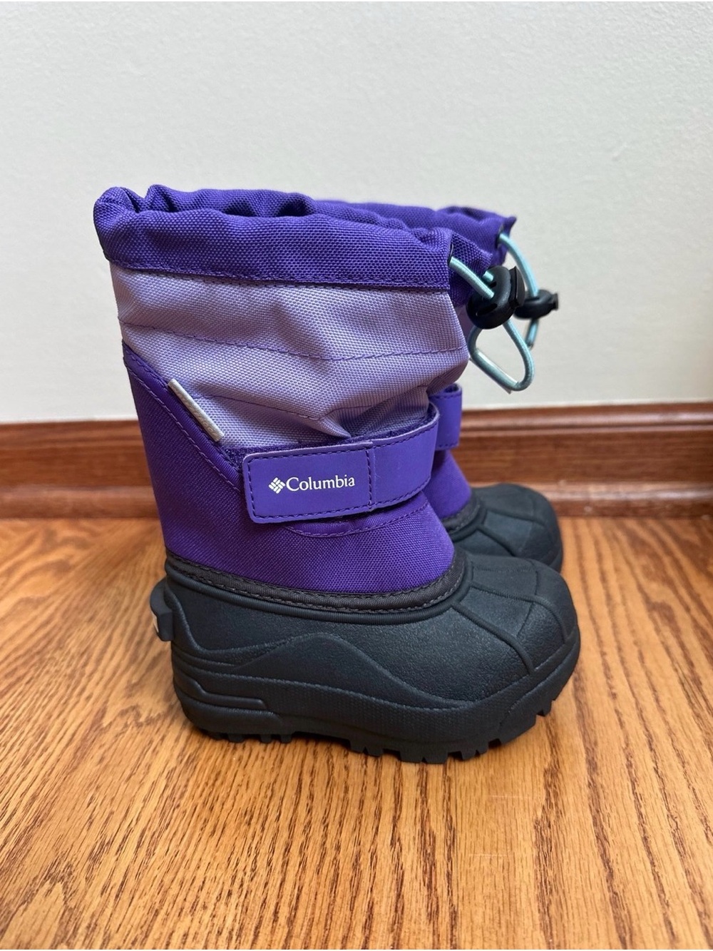 Columbia Powderbug Winter Boots Girls 7 Purple